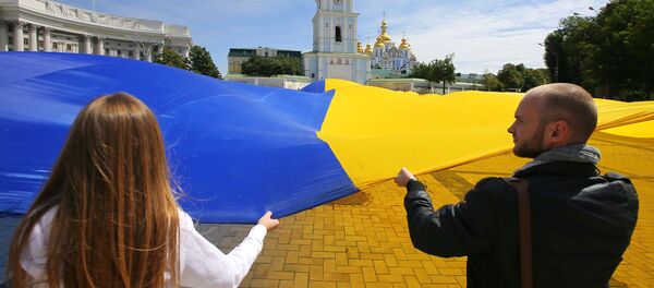 Предвыборная акция в Киеве - Sputnik Узбекистан