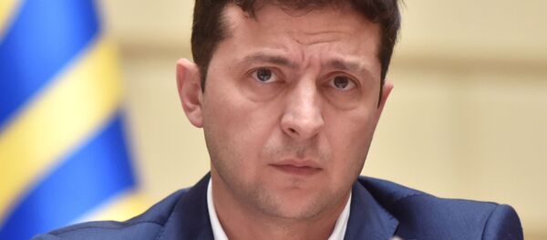 Президент Украины Владимир Зеленский Президент Украины Владимир Зеленский - Sputnik Ўзбекистон