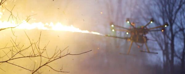 Ispitaniya bespilotnika-ognemeta - Sputnik O‘zbekiston