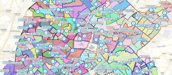 Онлайн карта школ с указанием прикрепленных микрорегионов Онлайн карта школ с указанием прикрепленных микрорегионов - Sputnik Ўзбекистон