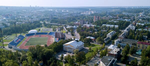 Стадион Спартак в Петрозаводске Стадион Спартак в Петрозаводске - Sputnik Узбекистан