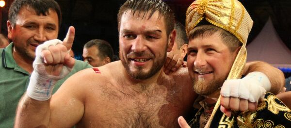 Руслан Чагаев и Глава Чеченской Республики Рамзан Кадыров Руслан Чагаев и Глава Чеченской Республики Рамзан Кадыров - Sputnik Ўзбекистон