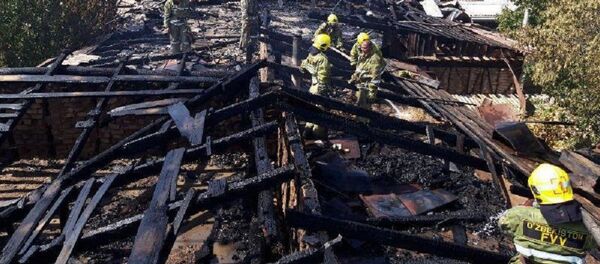 Пожар в Учтепинском районе Пожар в Учтепинском районе - Sputnik Узбекистан