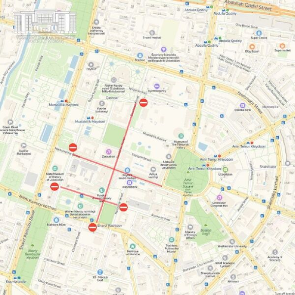 В Ташкенте перекроют четыре улицы В Ташкенте перекроют четыре улицы - Sputnik Узбекистан