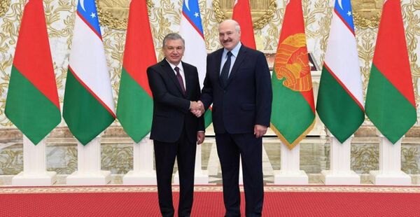 Визит президента Узбекистана Шавката Мирзиёева в республику Беларусь Визит президента Узбекистана Шавката Мирзиёева в республику Беларусь - Sputnik Ўзбекистон