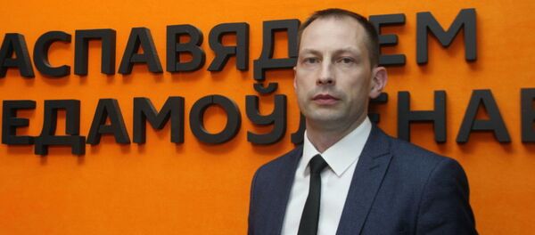 Заместитель начальника управления по раскрытию преступлений в сфере высоких технологий МВД Беларуси Кирилл Вяткин - Sputnik Узбекистан