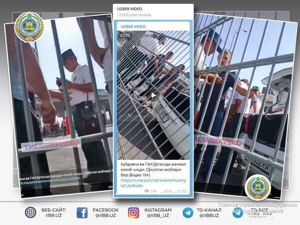 Провоцировал инспекторов на драку: в Ташкенте наказали очередного наглого водителя Провоцировал инспекторов на драку: в Ташкенте наказали очередного наглого водителя - Sputnik Узбекистан