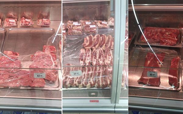 Цены на разные виды мяса в сетевом магазине в Ташкенте - Sputnik Узбекистан