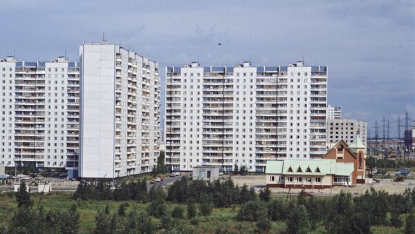 Вид на центральный район города Нижневартовска - Sputnik Узбекистан