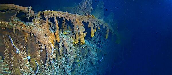 Конец Титаника: как выглядит легендарный лайнер - видео - Sputnik Узбекистан