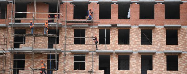 Строительство жилых домов Строительство жилых домов - Sputnik Ўзбекистон