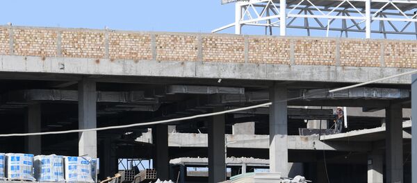 Строительство торгово-развлекательного центра Rivera Строительство торгово-развлекательного центра Rivera - Sputnik Узбекистан