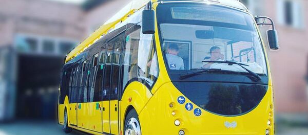 В Ташкенте будет запущен первый автобус, работающий на электричестве В Ташкенте будет запущен первый автобус, работающий на электричестве - Sputnik Ўзбекистон