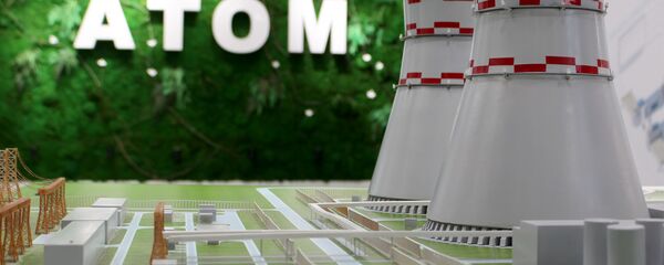 Макет АЭС Макет АЭС - Sputnik Ўзбекистон