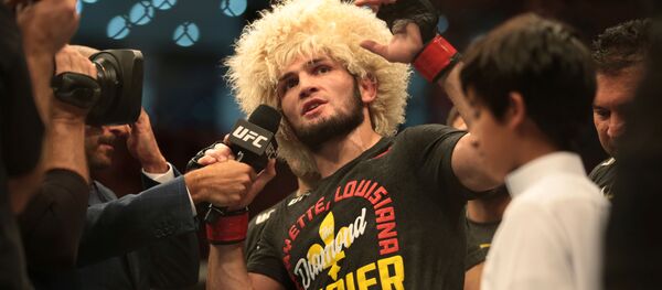 Хабиб Нурмагомедов против Дастина Пуарье Хабиб Нурмагомедов против Дастина Пуарье - Sputnik Ўзбекистон