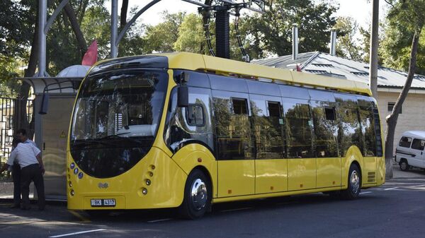 Электробус начнет перевозить пассажиров уже на следующей неделе - Sputnik Ўзбекистон