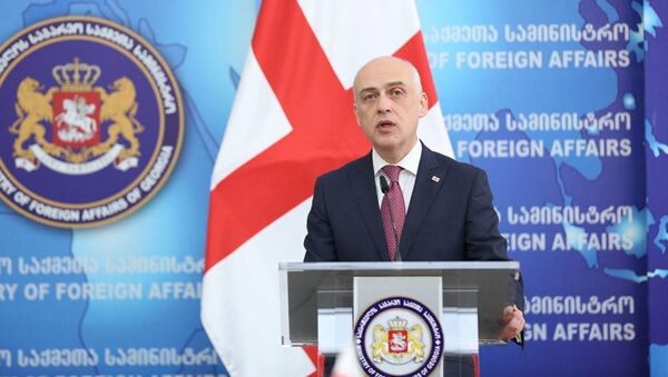 Министр иностранных дел Грузии Давид Залкалиани - Sputnik Ўзбекистон