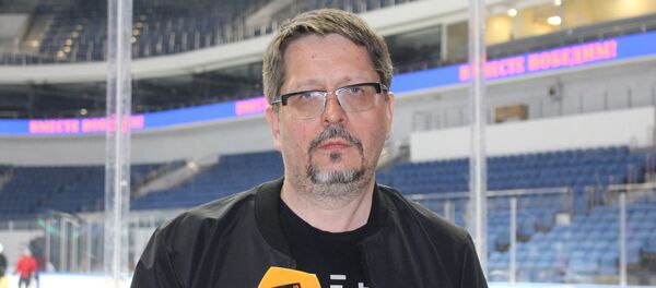 Пресс-атташе хоккейного клуба Хумо Ташкент Александр Малышев - Sputnik Узбекистан