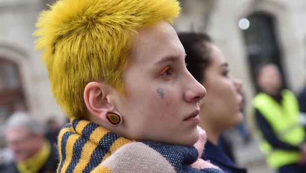 Женские марши на Украине - Sputnik Узбекистан