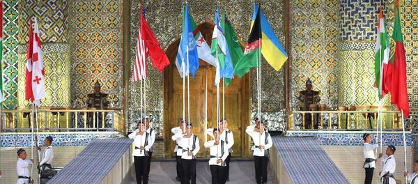Церемония торжественного открытия Первого Международного фестиваля народно-прикладного искусства в Коканде - Sputnik Узбекистан