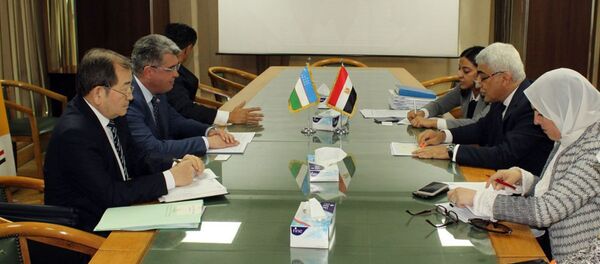 Делегация МИД республики Узбекистан в Каире Делегация МИД республики Узбекистан в Каире - Sputnik Ўзбекистон