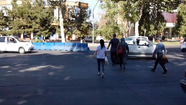 Остаться в живых: на улице Амира Темура водители игнорируют пешеходов - Sputnik Узбекистан