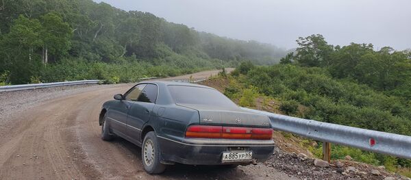 Дорога на вулкан  Баранского - Sputnik Узбекистан