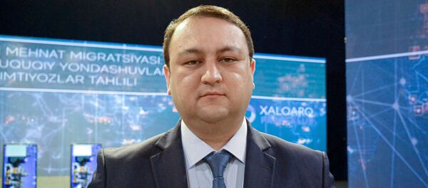 Директор Департамента розничного бизнеса Нацбанка Узбекистана Ихбол Мамажанов Директор Департамента розничного бизнеса Нацбанка Узбекистана Ихбол Мамажанов - Sputnik Узбекистан
