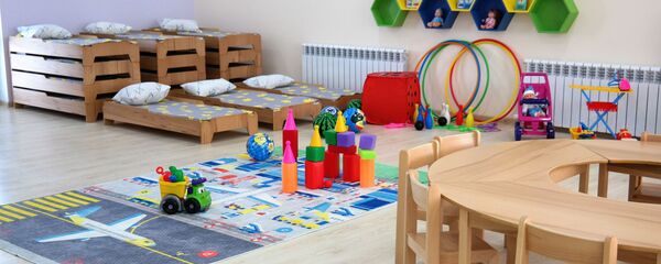 Новый детский сад открыли в Сергелийском районе Ташкента. Новый детский сад открыли в Сергелийском районе Ташкента. - Sputnik Ўзбекистон