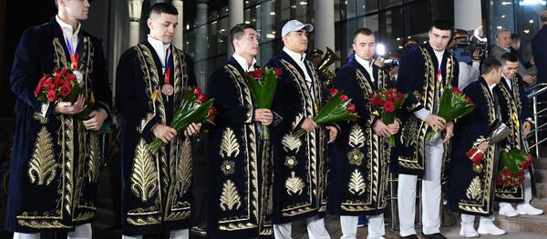 встреча боксеров - Sputnik Узбекистан