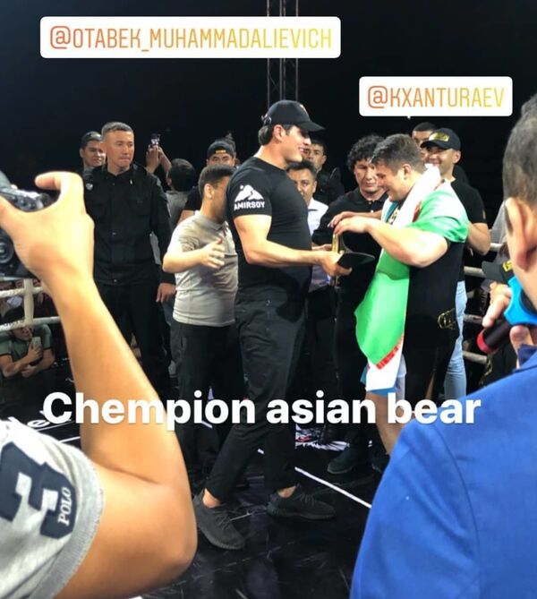 Мурод Хантураев нокаутировал соперника за 25 секунд - видео - Sputnik Узбекистан