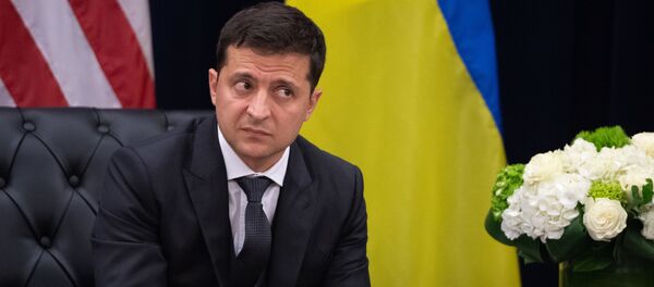 Президент Украины Владимир Зеленский Президент Украины Владимир Зеленский - Sputnik Ўзбекистон