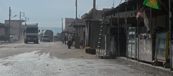 Дорога в пригороде сирийского города Алеппо - Sputnik Узбекистан