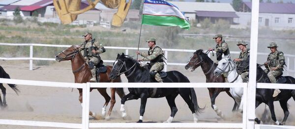 Занятие верховой ездой Занятие верховой ездой - Sputnik Ўзбекистон