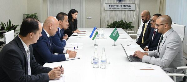 В Министерстве энергетики Республики Узбекистан 30 сентября т.г. проведены переговоры с делегацией Саудовской Аравии. В Министерстве энергетики Республики Узбекистан 30 сентября т.г. проведены переговоры с делегацией Саудовской Аравии. - Sputnik Ўзбекистон