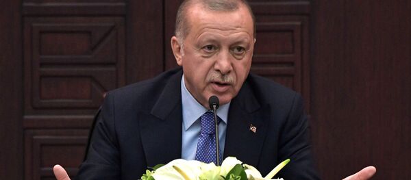 Президент Турции Реджеп Тайип Эрдоган Президент Турции Реджеп Тайип Эрдоган - Sputnik Ўзбекистон
