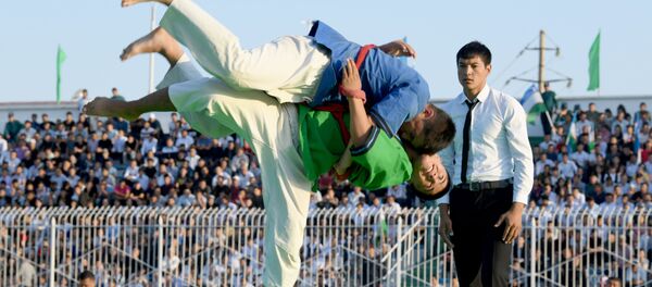 Международный турнир на Кубок президента Республики Узбекистан по курашу в Термезе - Sputnik Узбекистан