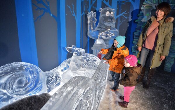 Ледяная комната открылась в Минске - Sputnik Узбекистан