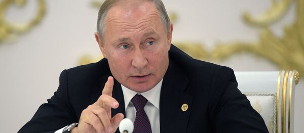 Президент России Владимир Путин на заседании Совета глав государств Содружества Независимых Государств - Sputnik Ўзбекистон