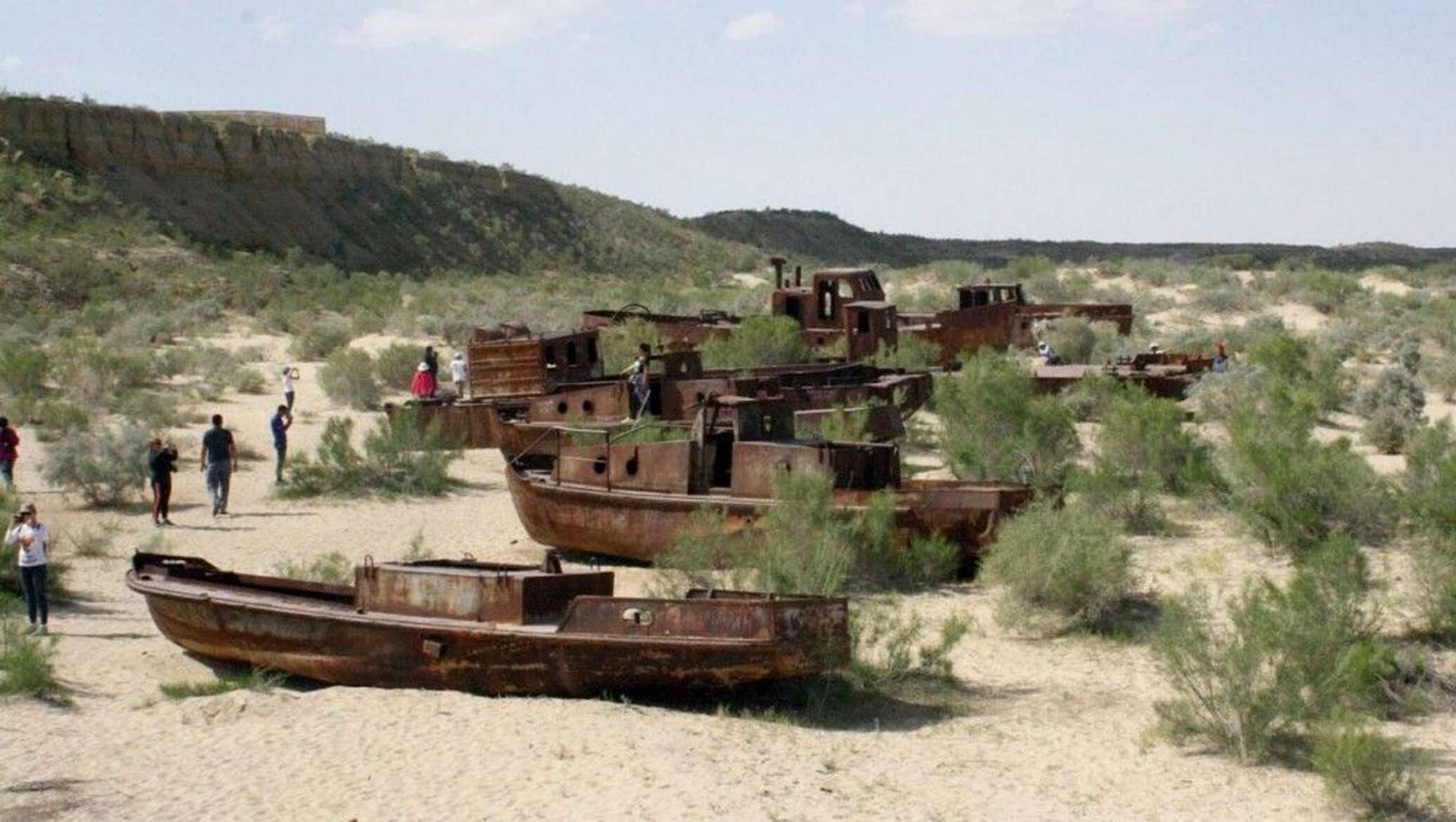 Муйнак Узбекистан кладбище кораблей
