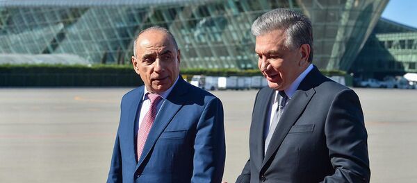 Визит президента Узбекистана в Баку Визит президента Узбекистана в Баку - Sputnik Узбекистан