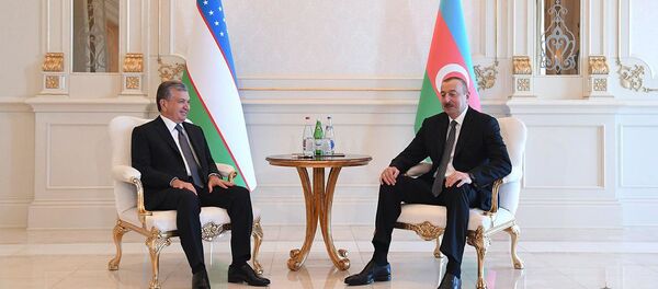 Мирзиёев встретился с президентом Азербайджана Мирзиёев встретился с президентом Азербайджана - Sputnik Ўзбекистон