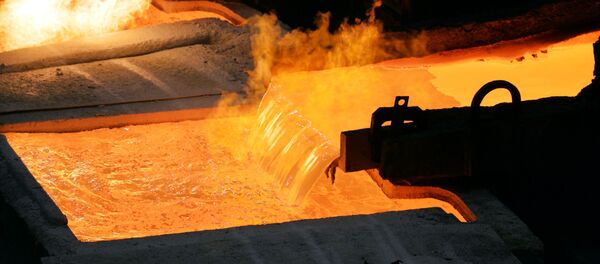 Работа медеплавильного цеха - Sputnik Узбекистан