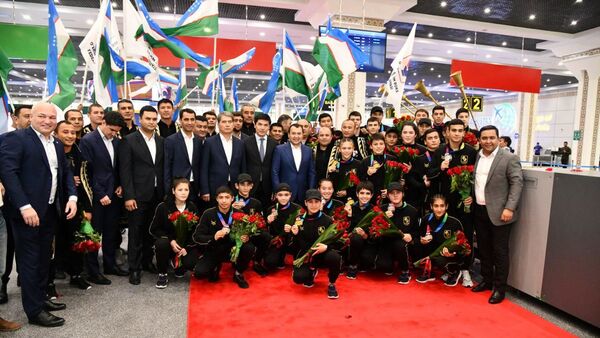 Встреча юниорской сборной Узбекистана по боксу - Sputnik Ўзбекистон