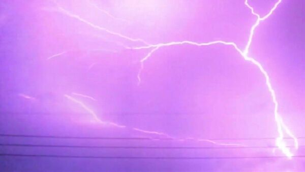 Storm brings lightning show in Kumamoto - Sputnik Узбекистан
