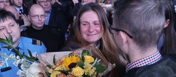 Russia US Butina Arrival Russia US Butina Arrival - Sputnik Узбекистан