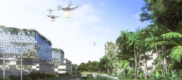 Идеальная жизнь: в Мексике построят умный город - Sputnik Узбекистан