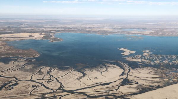 Вид на Аральское море с высоты - Sputnik Узбекистан