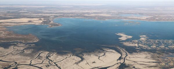Вид на Аральское море с высоты - Sputnik Узбекистан
