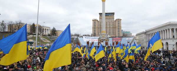 Акция националистов в Киеве Акция националистов в Киеве - Sputnik Ўзбекистон